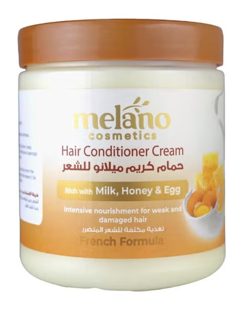 Melano Pharma Hair Conditioner Cream With Milk And Honey And Egg 500 g - Image 1