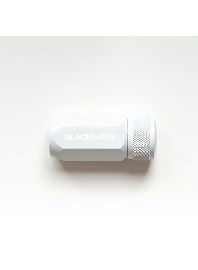 Blackwing One-Step Long Point Sharpener, German Steel Blade, Machined Aluminum, Compact Design, White - Image 2
