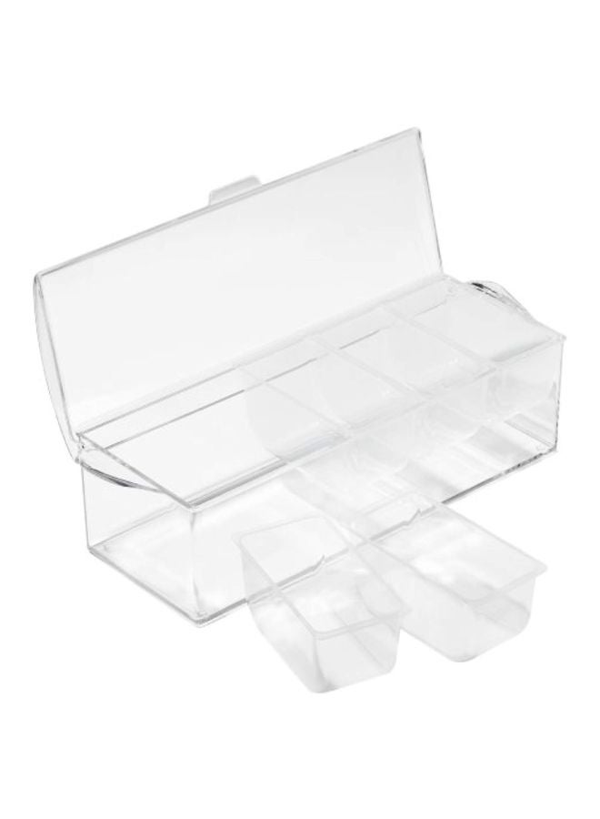 Prodyne Acrylic On-Ice Condiment, 1-Pack, Clear - Image 1