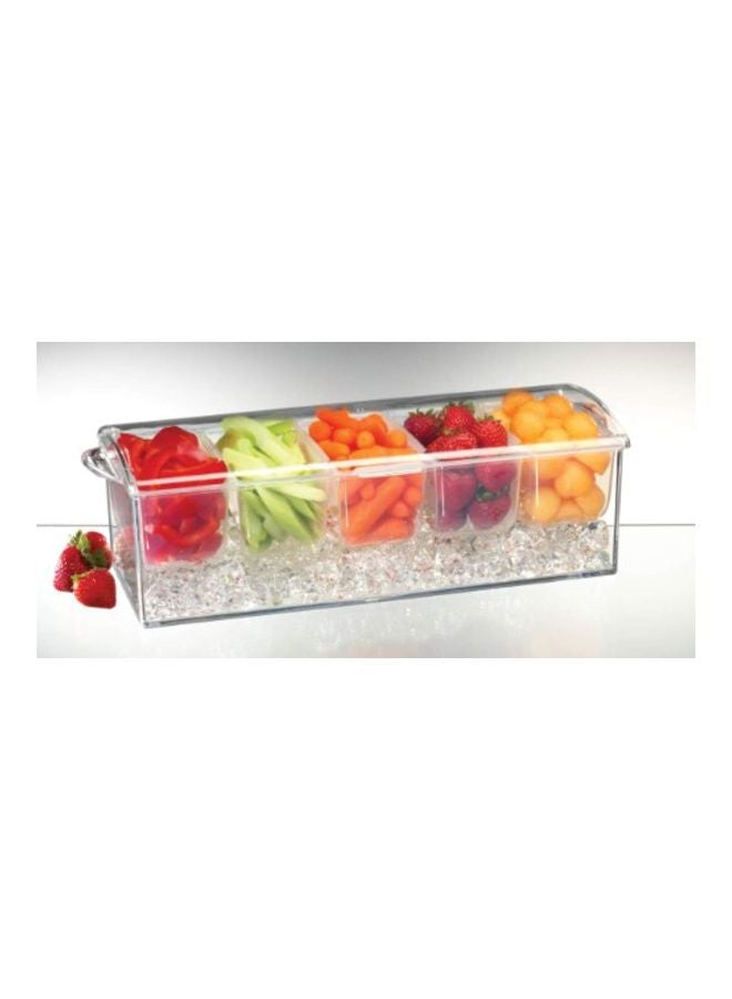 Prodyne Acrylic On-Ice Condiment, 1-Pack, Clear - Image 2