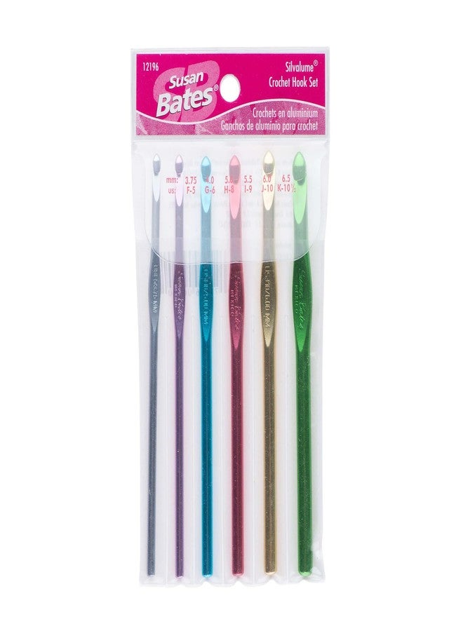 Susan Bates Silvalume Crochet Hook Gift Set Size 1 - Image 1