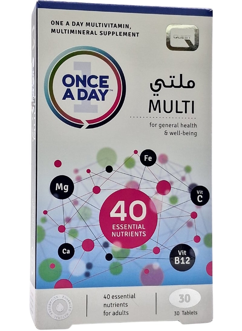 Quest Once A Day Multi Tablets 30'S