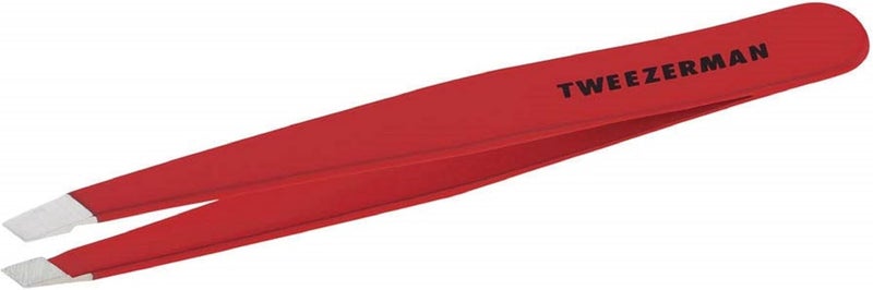 Tweezerman Slant Tweezer - Signature Red for Precision Hair Removal - Image 1
