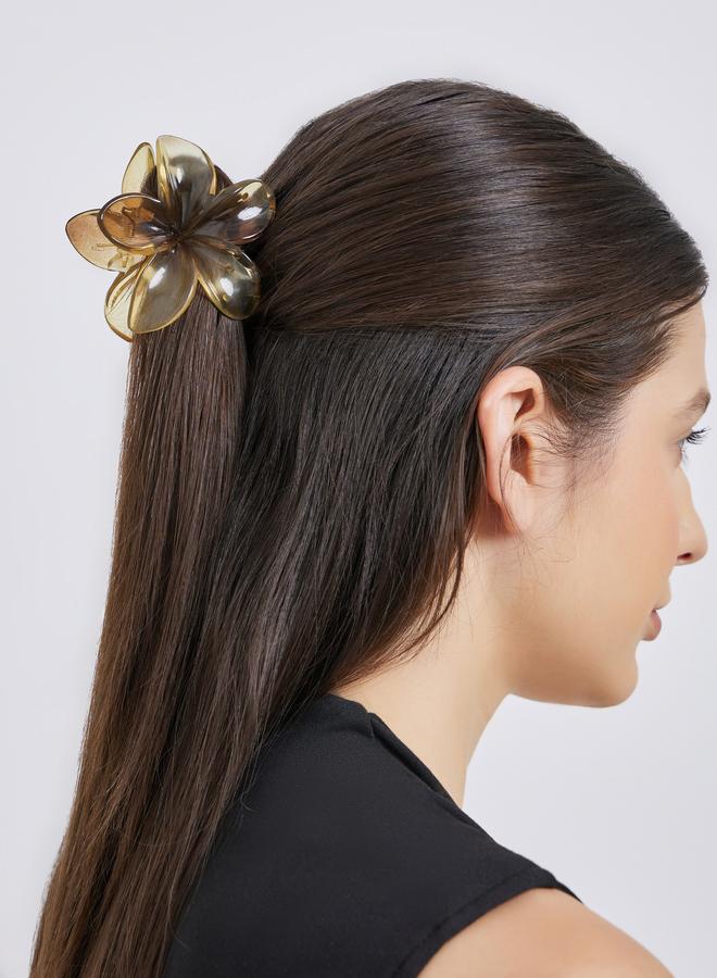 Styli Set of 3 - Floral Hair Claw - Image 1