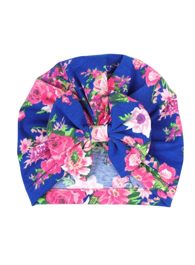 New Stylish Floral Bow Baby Cap