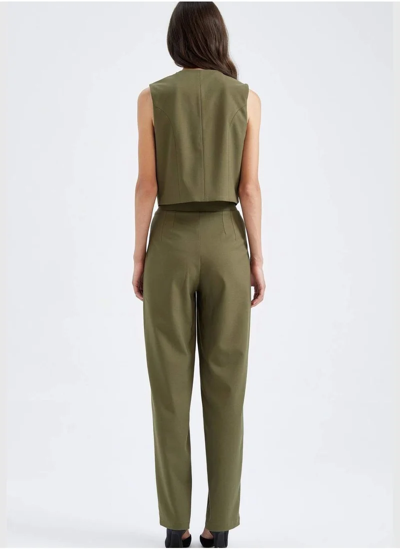 DeFacto Woman Wide Leg Woven Trousers