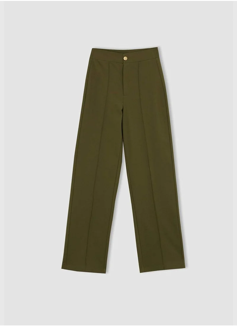 DeFacto Woman Wide Leg Woven Trousers