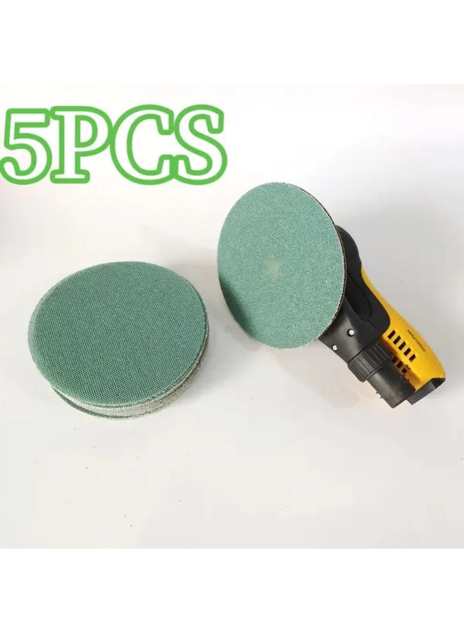 6 بوصة 150 مم ورقة صنفرة السيارات P80 400 حبيبات وسادة دائرية ذاتية اللصق 5 قطع - Image 2