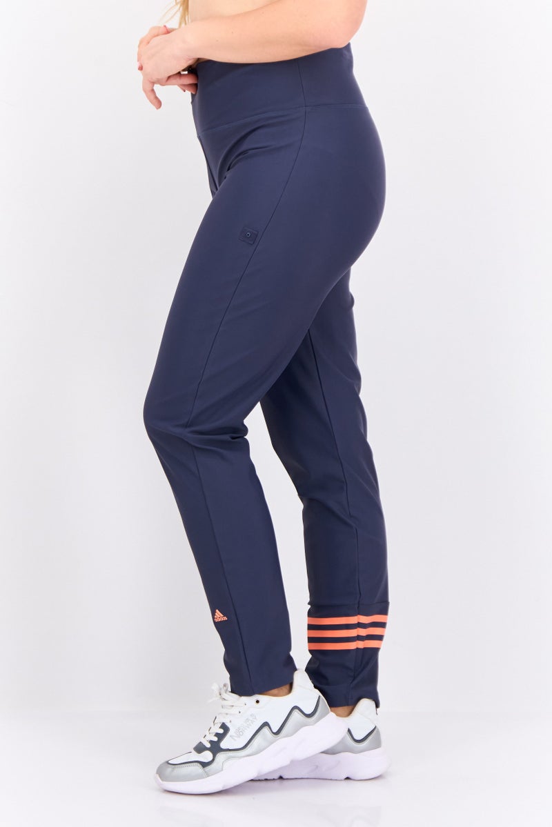 Adidas Women Sportswear Fit Pull On Training Leggings, Dark Dusty Navy - Image 2