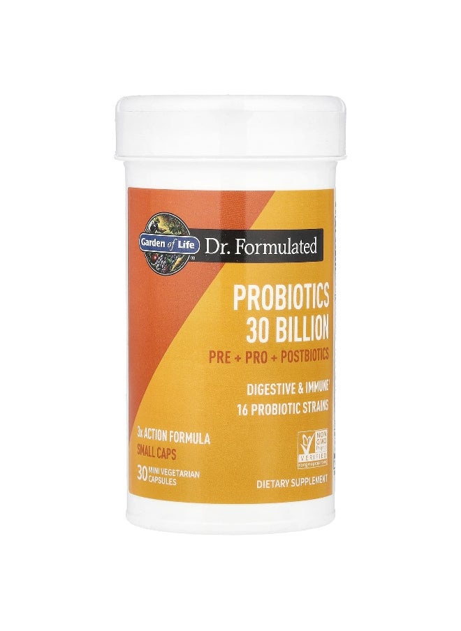 Garden of Life Garden of Life, Probiotics, 30 Mini Vegetarian Capsules  - Image 3
