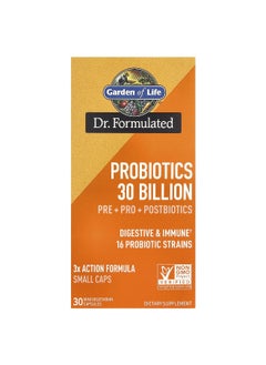 Garden of Life Garden of Life, Probiotics, 30 Mini Vegetarian Capsules  - Image 1