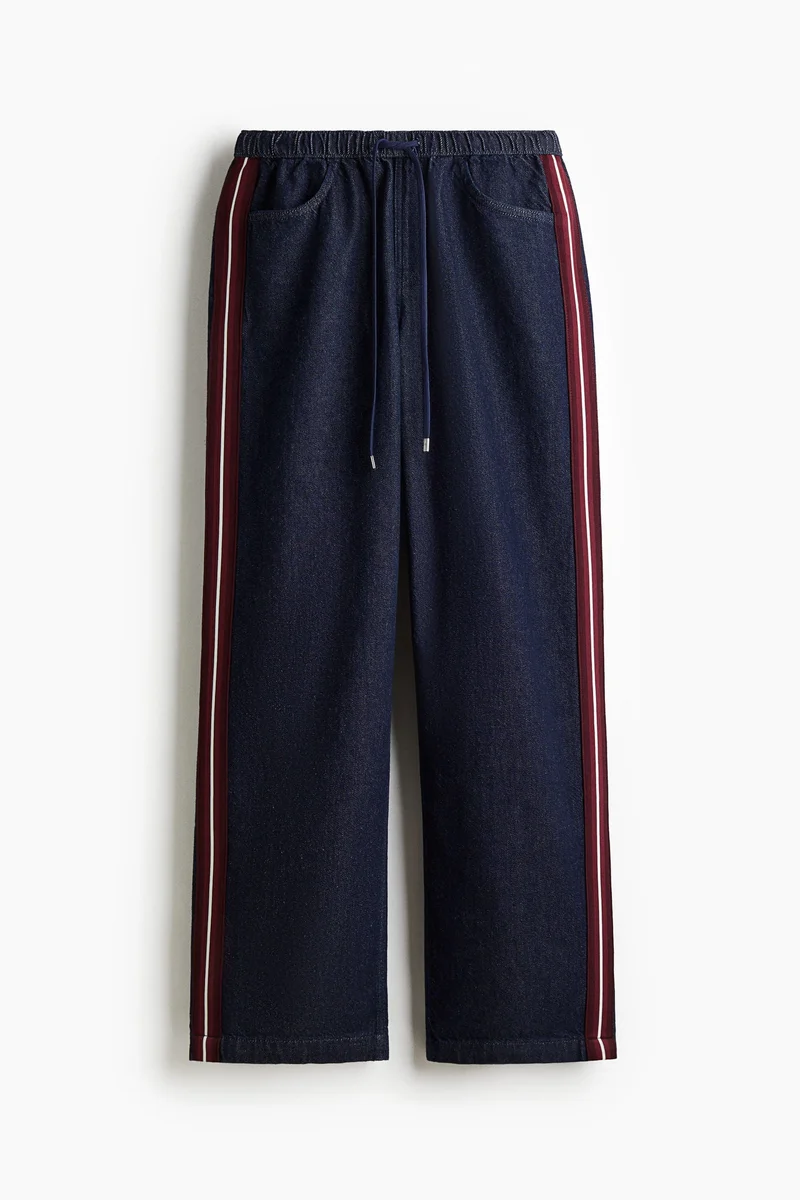 H&M Denim drawstring trousers
