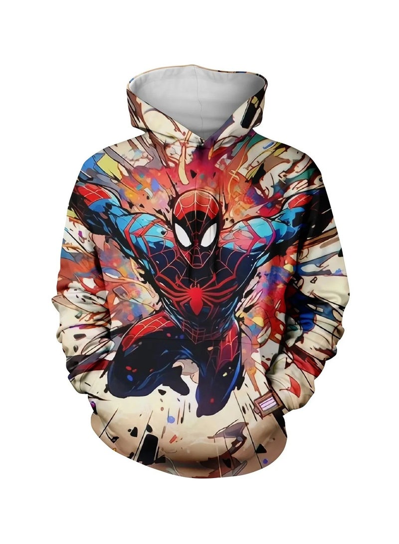 KUYING New Marvel Men's Spider Man Hoodie  - Image 1