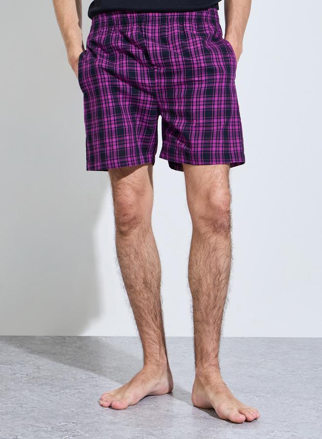 Styli Pack of 2 - Checked Cotton Boxer - Image 2