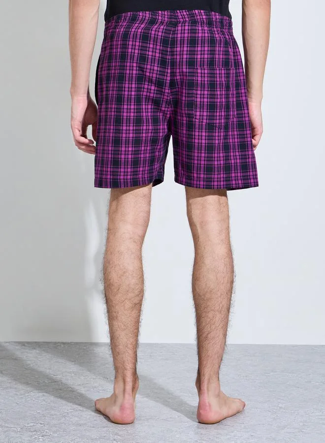 Styli Multi Pack of 2 - Checked Cotton Boxer for Men | Best Price UAE