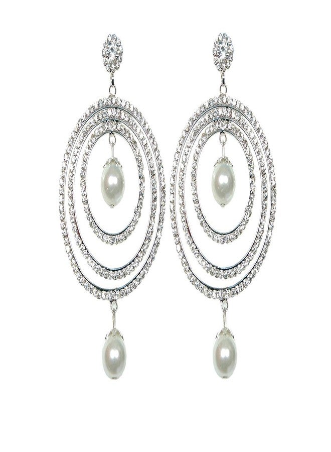 ELOISH Silver Color Other Metal Circle Of Life Earrings - Image 2