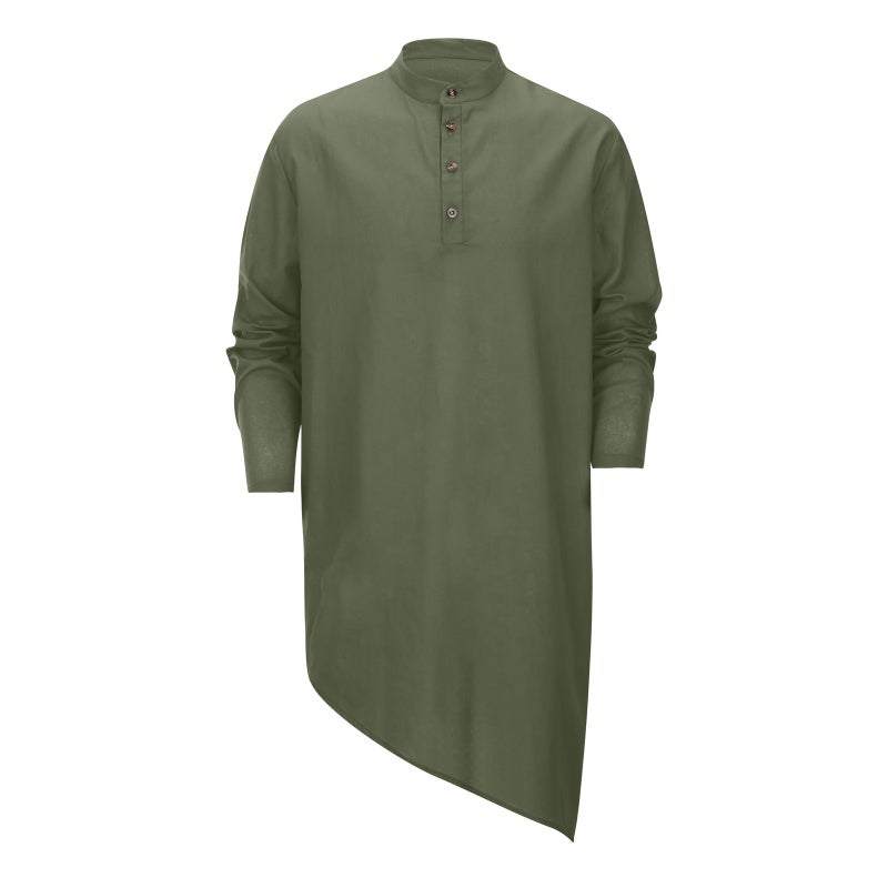 Selling Arabic Style Fashionable Simple Long Men'S Shirt Muslim Robe For Men - Image 1