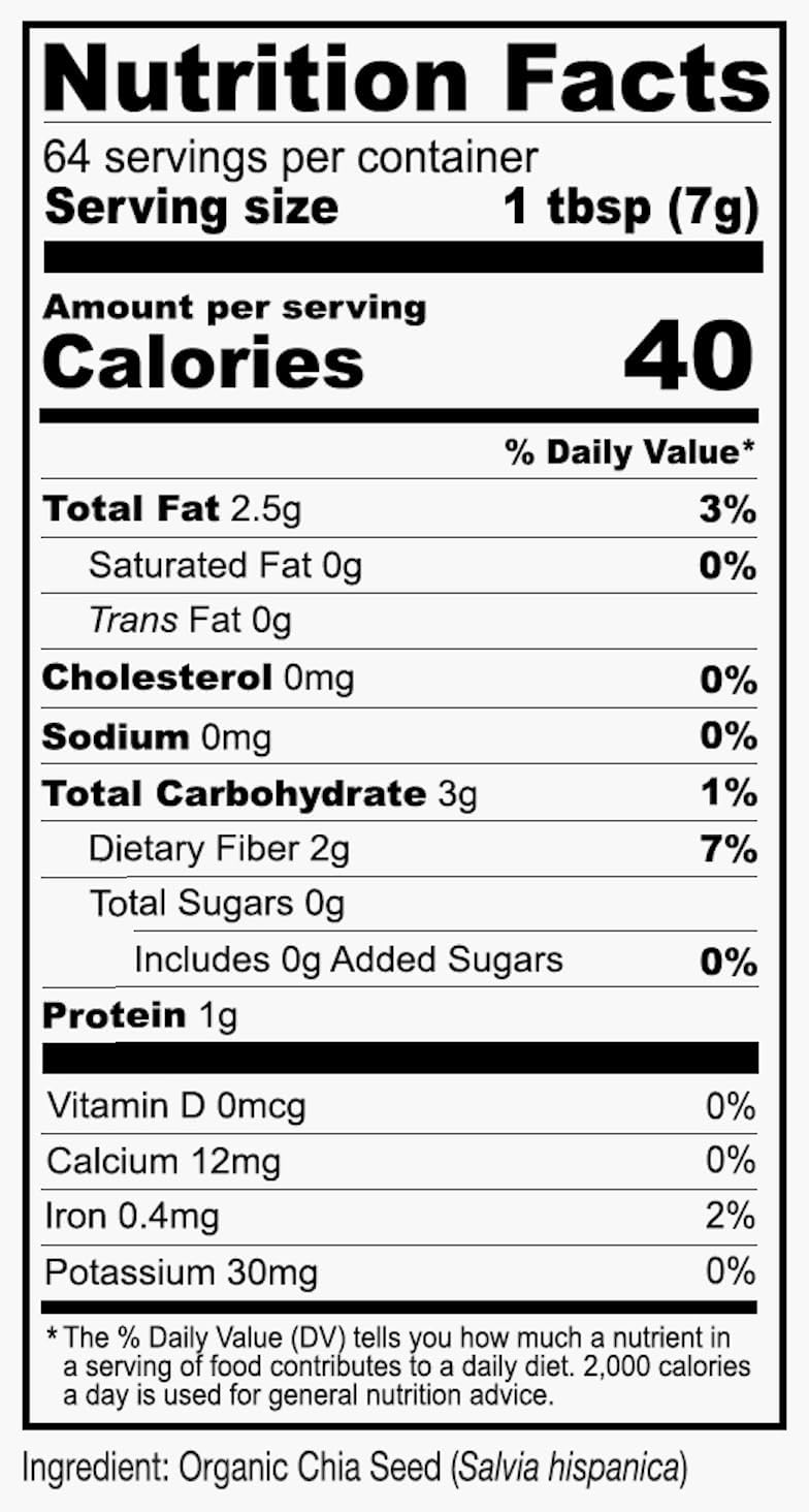 Anthony's Organic Ground Chia Seed, 1 lb, Finely Ground, Cold Milled, Gluten Free, Non GMO - Image 3