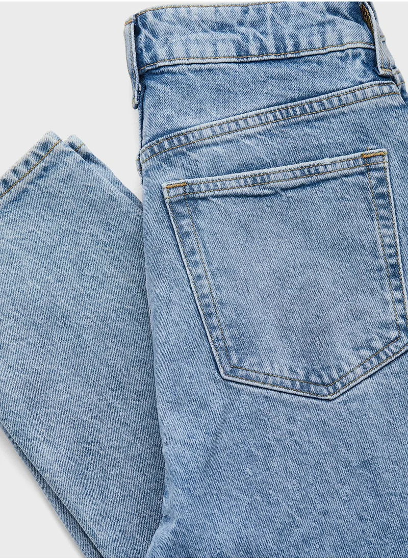 H&M High Waist Mom Jeans