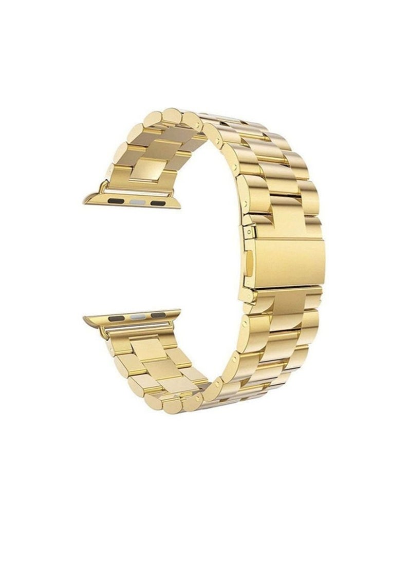 Metal Bands Compatible with Apple Watch Band 45mm, Stainless Steel Magnetic Absorption Strap, Wristband for iWatch Band for Apple Watch Series 7/ - Image 2