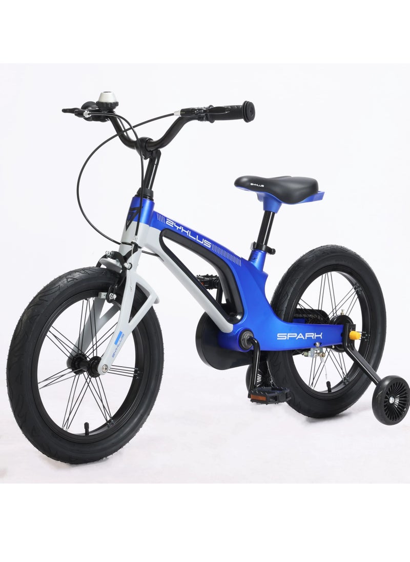 ZYKLUS Zyklus 16" Spark Magnesium Kids Bike - Lightweight, Adjustable, Disc Brake, Training Wheels, Durable Design for Ages 4-8, Safe & Stylish Bike for Young Riders  - Image 3
