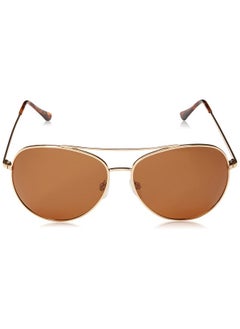 Columbia نظارة شمسية Canyons Bend Aviator Polarized باللون الذهبي/البني اللامع مقاس 60 مم  - Image 3