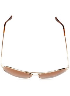 Columbia نظارة شمسية Canyons Bend Aviator Polarized باللون الذهبي/البني اللامع مقاس 60 مم  - Image 5