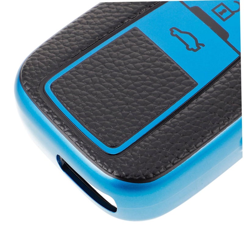 Blue TPU Car Key Case Cover Durable Full Protection Lightweight Portable Automotive Accessory - Image 4