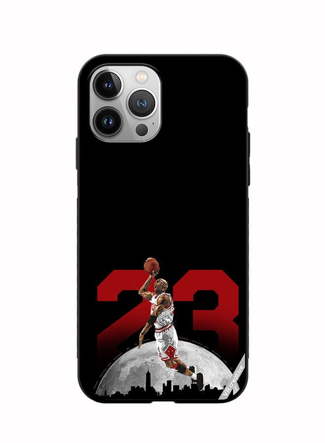 VR CREATIVE غطاء حماية لجهاز آبل آيفون 11 برو ماكس ليبرون 23 تصميم فوق المدينة متعدد الألوان - Image 1