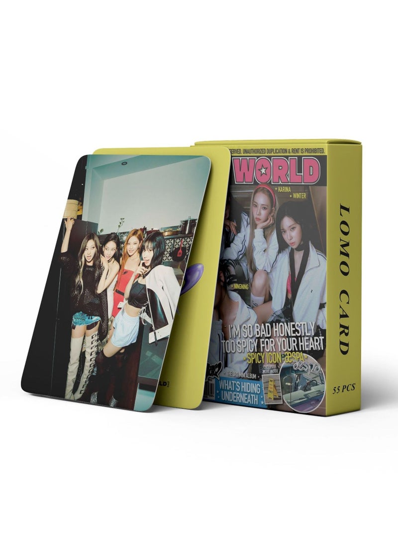 إيهوم - بطاقات ايسبا “My World” الالبوم صور لومو 55 قطعة - Image 1
