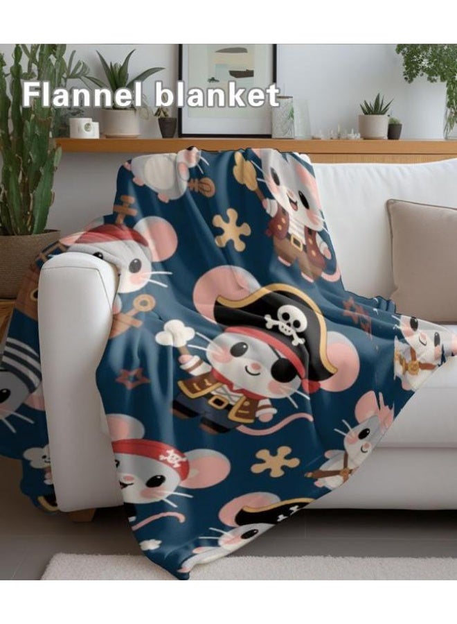 general Children's or student cartoon flannel thin blanket (warm and comfortable, suitable for sleep, games) 100cm*150cm - Image 4