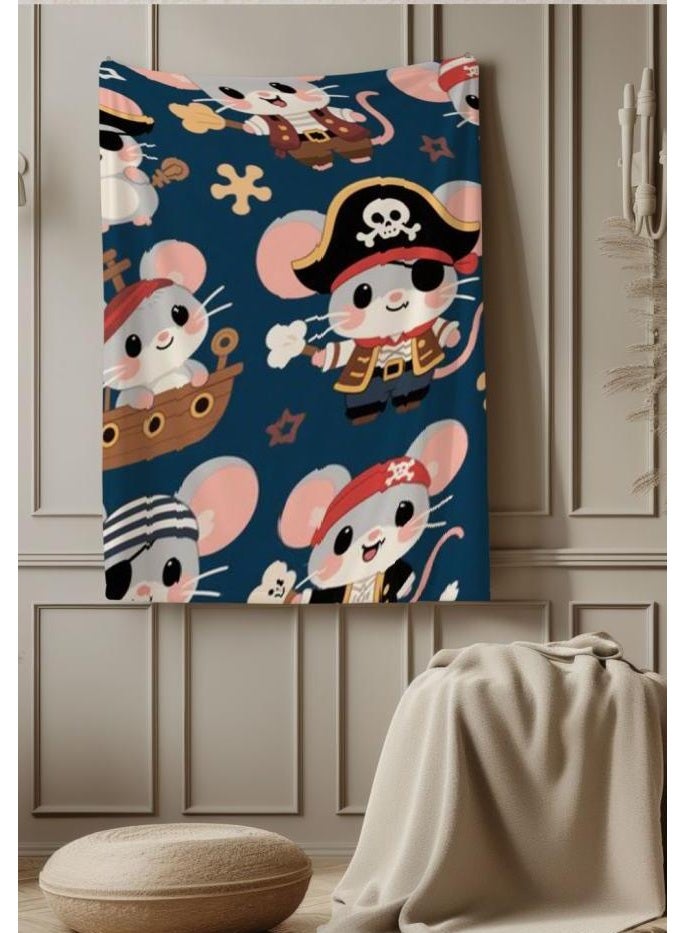 general Children's or student cartoon flannel thin blanket (warm and comfortable, suitable for sleep, games) 100cm*150cm - Image 1