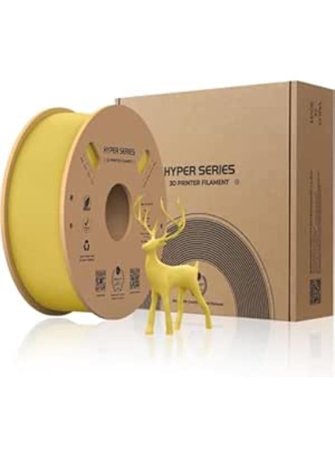 خيوط هايبر بي إل إيه، 1.75 مم، 1 كجم، للطابعات ثلاثية الأبعاد (ذهبي، 1.75 مم)