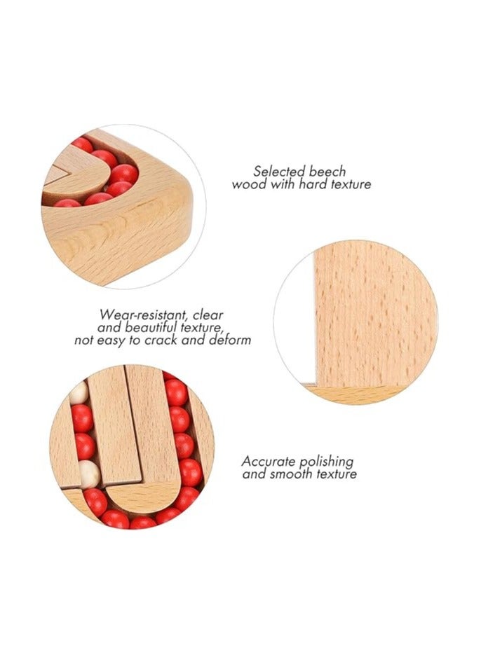 Maze Racers, Wooden Maze Game Puzzle for Kids, Planar Ball Wooden Toy Luban Lock Unlock Game Toy  - Image 4
