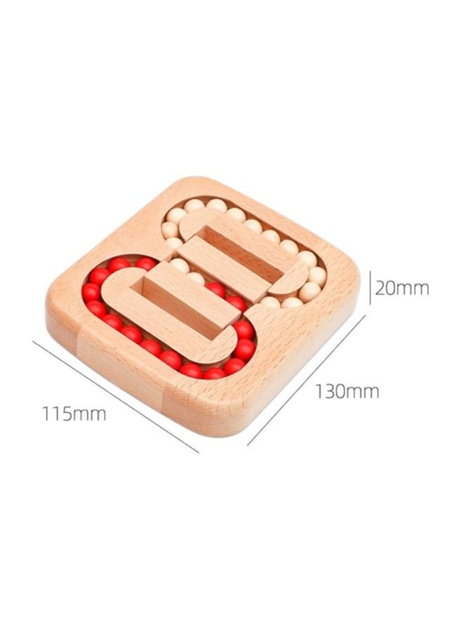 Maze Racers, Wooden Maze Game Puzzle for Kids, Planar Ball Wooden Toy Luban Lock Unlock Game Toy  - Image 2