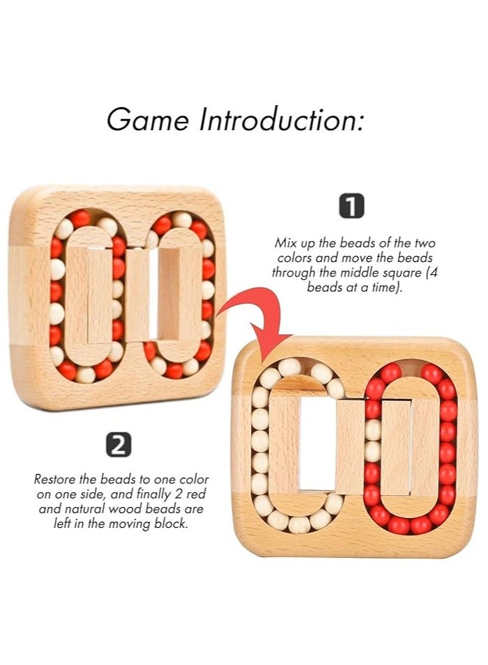 Maze Racers, Wooden Maze Game Puzzle for Kids, Planar Ball Wooden Toy Luban Lock Unlock Game Toy  - Image 3