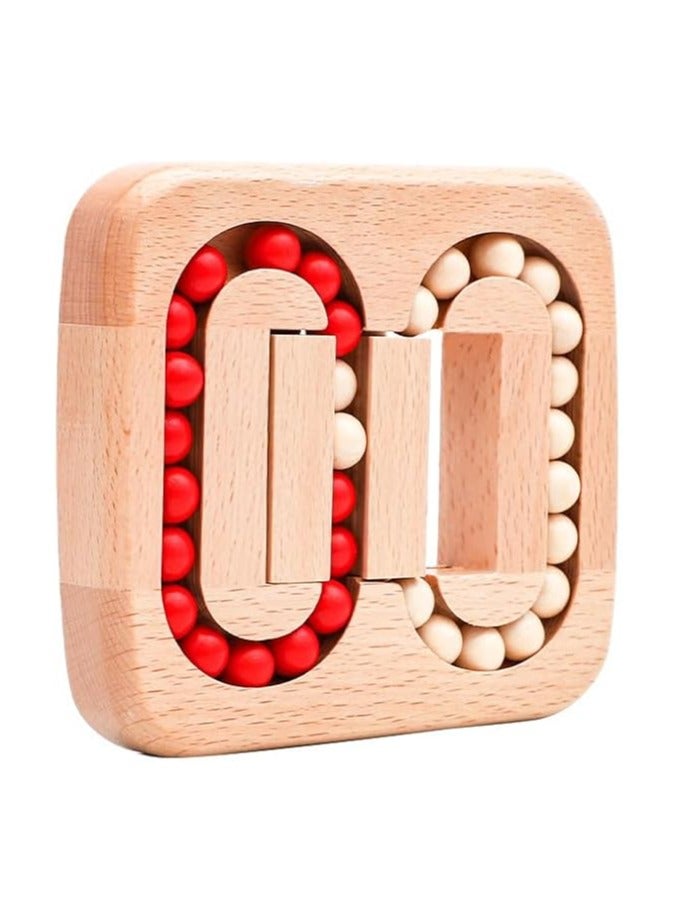 Maze Racers, Wooden Maze Game Puzzle for Kids, Planar Ball Wooden Toy Luban Lock Unlock Game Toy  - Image 1