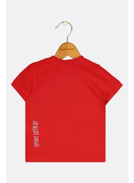 DSQUARED2 Toddlers Boy Crew Neck Short Sleeve Graphic Print T-Shirt, Red  - Image 2