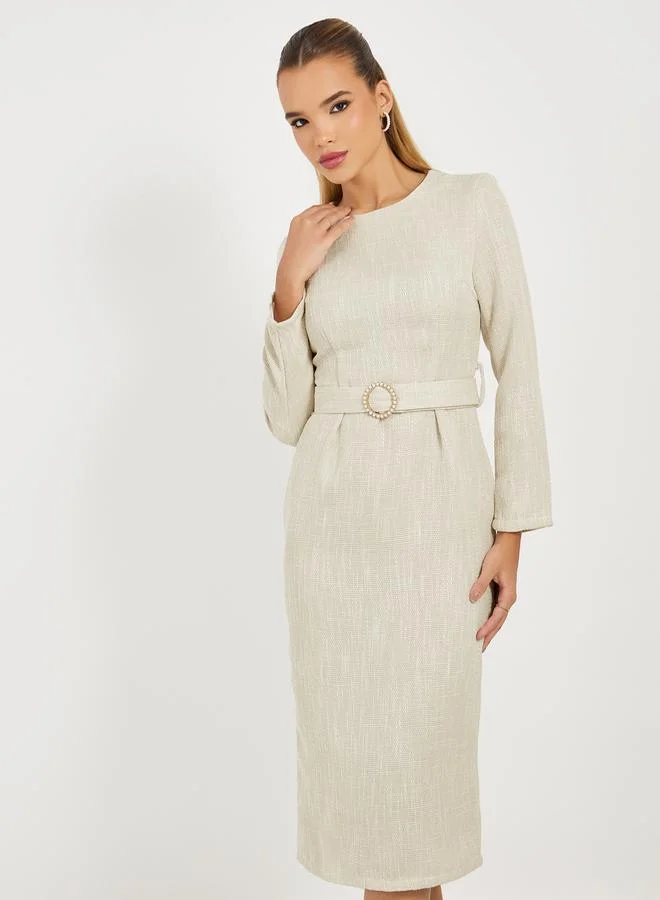 Styli Capelet Sheath Dress