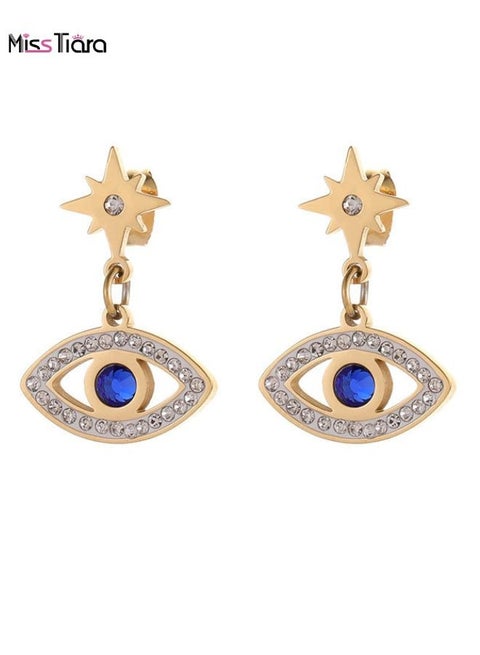 Stylish Elegant Devil's Eye Lucky Dangle Earring