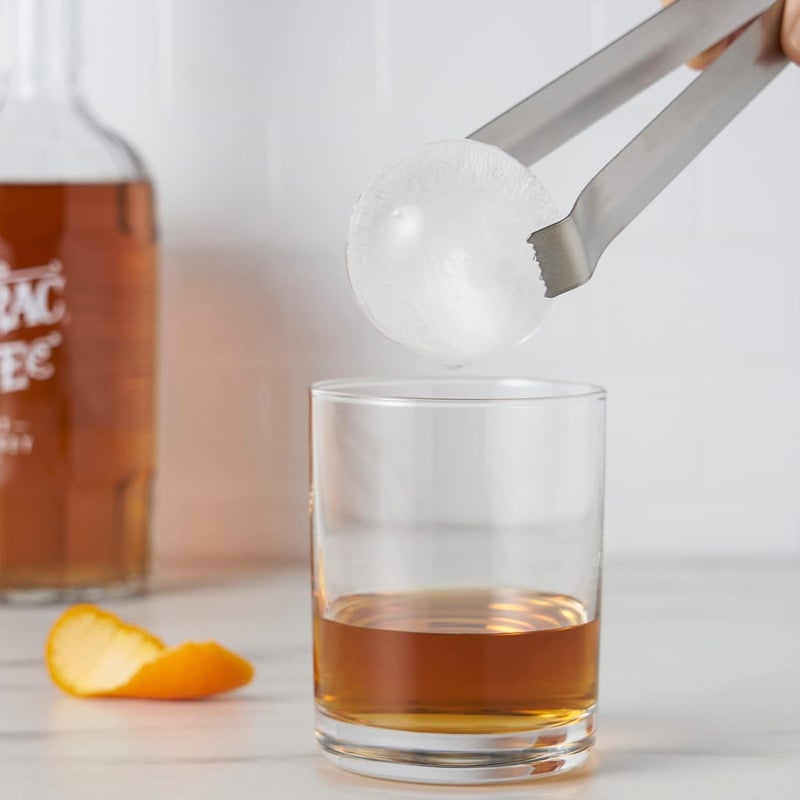 Taluka Stainless Steel Bar Set for Drink Mixing Bar Tools Cocktail Shaker Jigger Strainer Bar Mixer Spoon Ice Tongs Bottle Opener Pourer Muddler Joint Less Wooden Stand Plain - Image 3