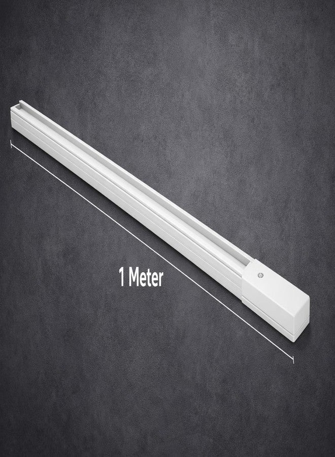 JACKAL جاكال®، طول متر واحد (3 أقدام)، مسار إضاءة LED (هيكل أبيض)، عبوة من 9 قطع - متوافق مع جميع أنواع مصابيح المسار - Image 3