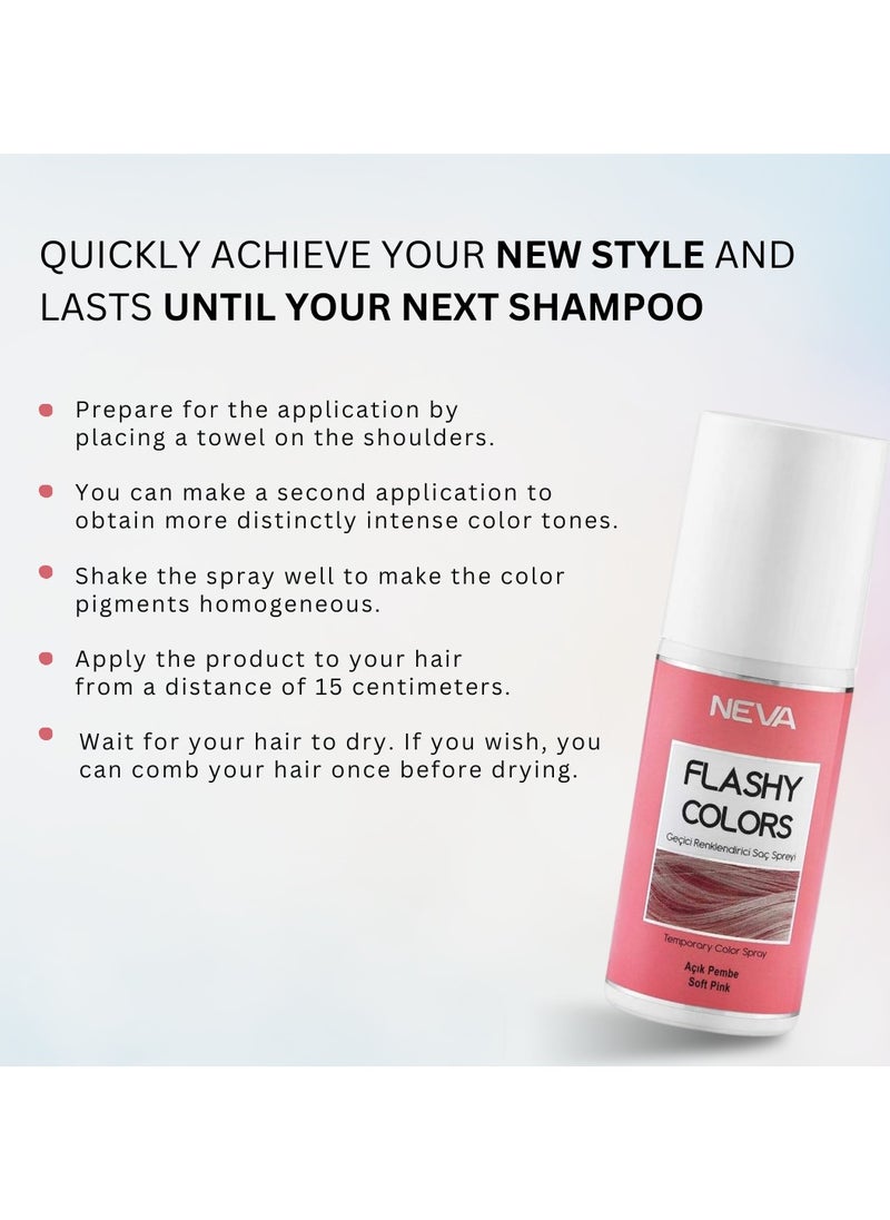 NEVA - Flashy Hair Colors Temporary Hair Color Spray - 75ml - AMETHYST - Image 1