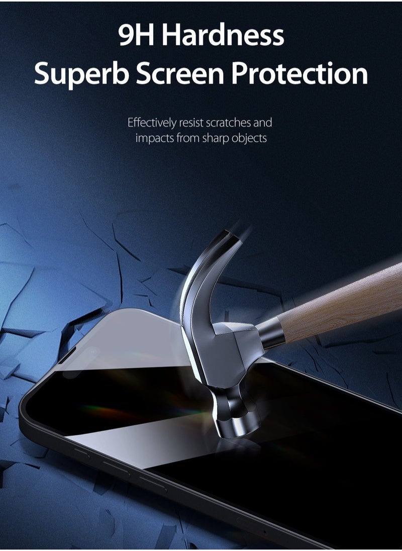 Anti-Spy iPhone Screen Protector for iPhone 12 Mini, 11D Nano by Lion, maximum screen protection from scratches and breakage