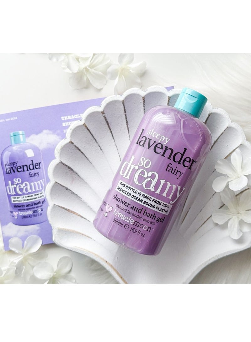 Treaclemoon Sleepy Lavender Shower and Bath Gel 500ml | Relaxing Nighttime Wash with Natural Lavender Extract | Vegan - Image 4