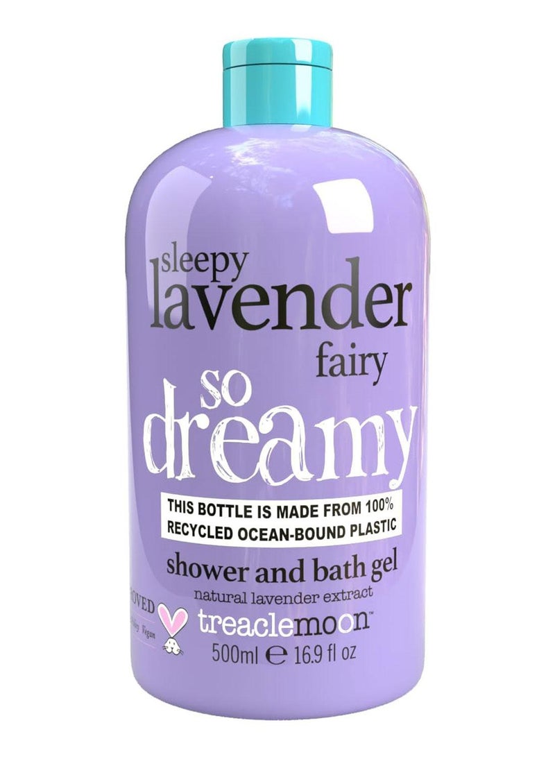Treaclemoon Sleepy Lavender Shower and Bath Gel 500ml | Relaxing Nighttime Wash with Natural Lavender Extract | Vegan - Image 1