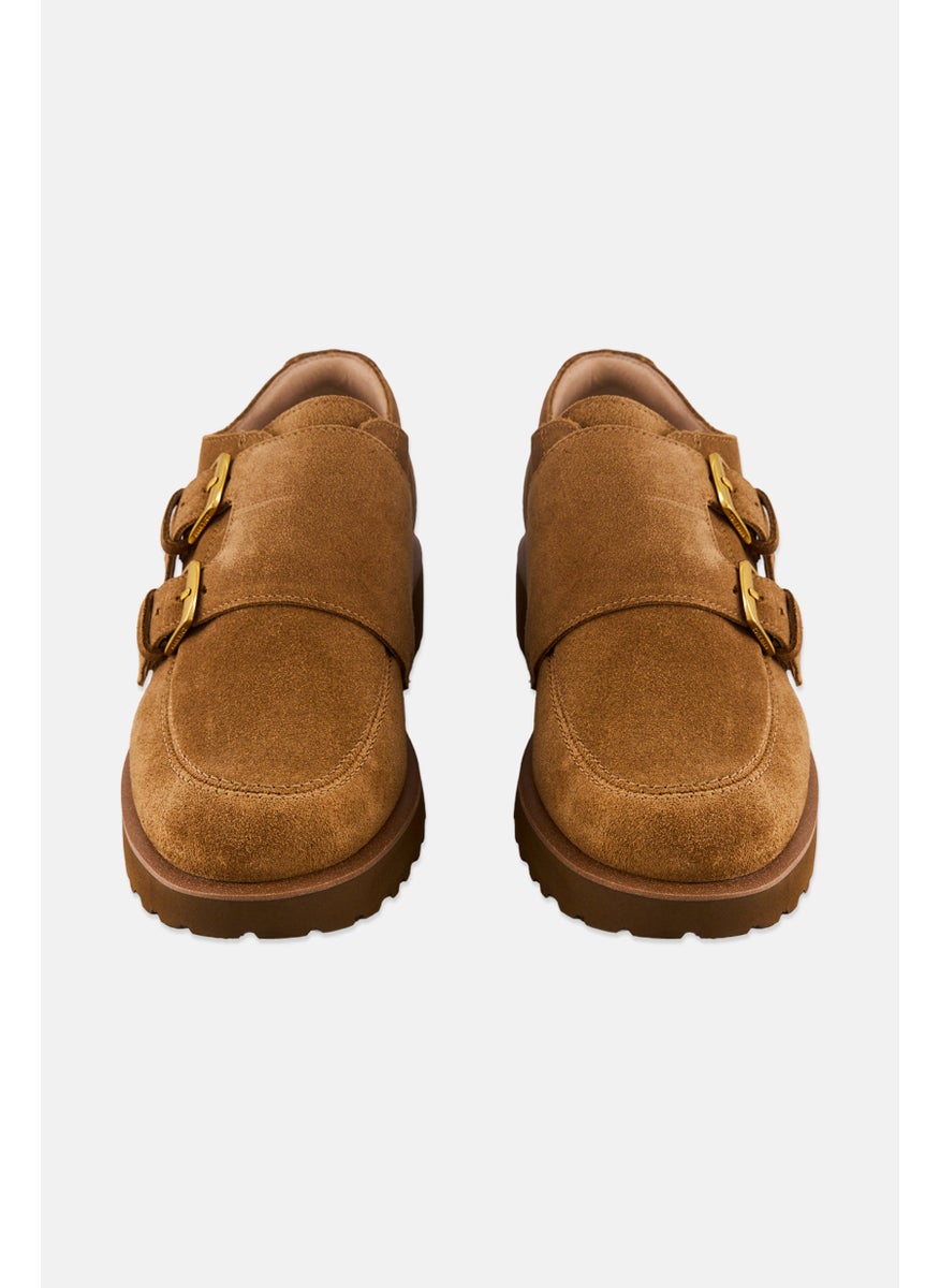 COLE HAAN Women Greenwich Monk Slip On Casual Shoes, Brown  - Image 3