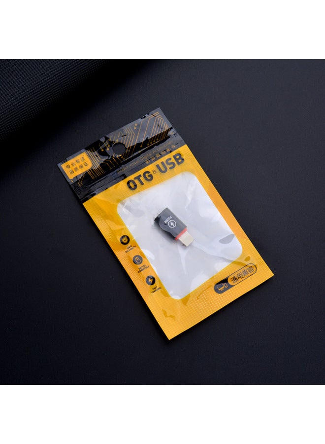 Applicable To Iphone Apple Adapter OTG Converter Data Type-c Charging PD20W Mobile Phone Adapter-Interface Form:Z41 Alloy Adapter-blue [bag]  - Image 3