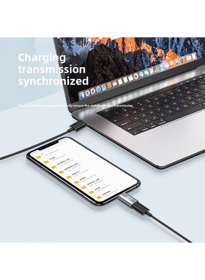Applicable To Iphone Apple Adapter OTG Converter Data Type-c Charging PD20W Mobile Phone Adapter-Interface Form:Z41 Alloy Adapter-blue [bag]  - Image 4