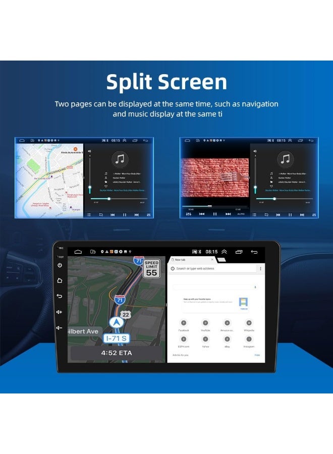 Vierex Fit Hyundai Sonata Car Stereo Sonata NF 2009 2010 (Manual A/C) Android Screen With Apple Carplay Android Auto Wireless WiFi DSP FM&AM BT AHD Camera Included (2+32GB Carplay) - Image 5